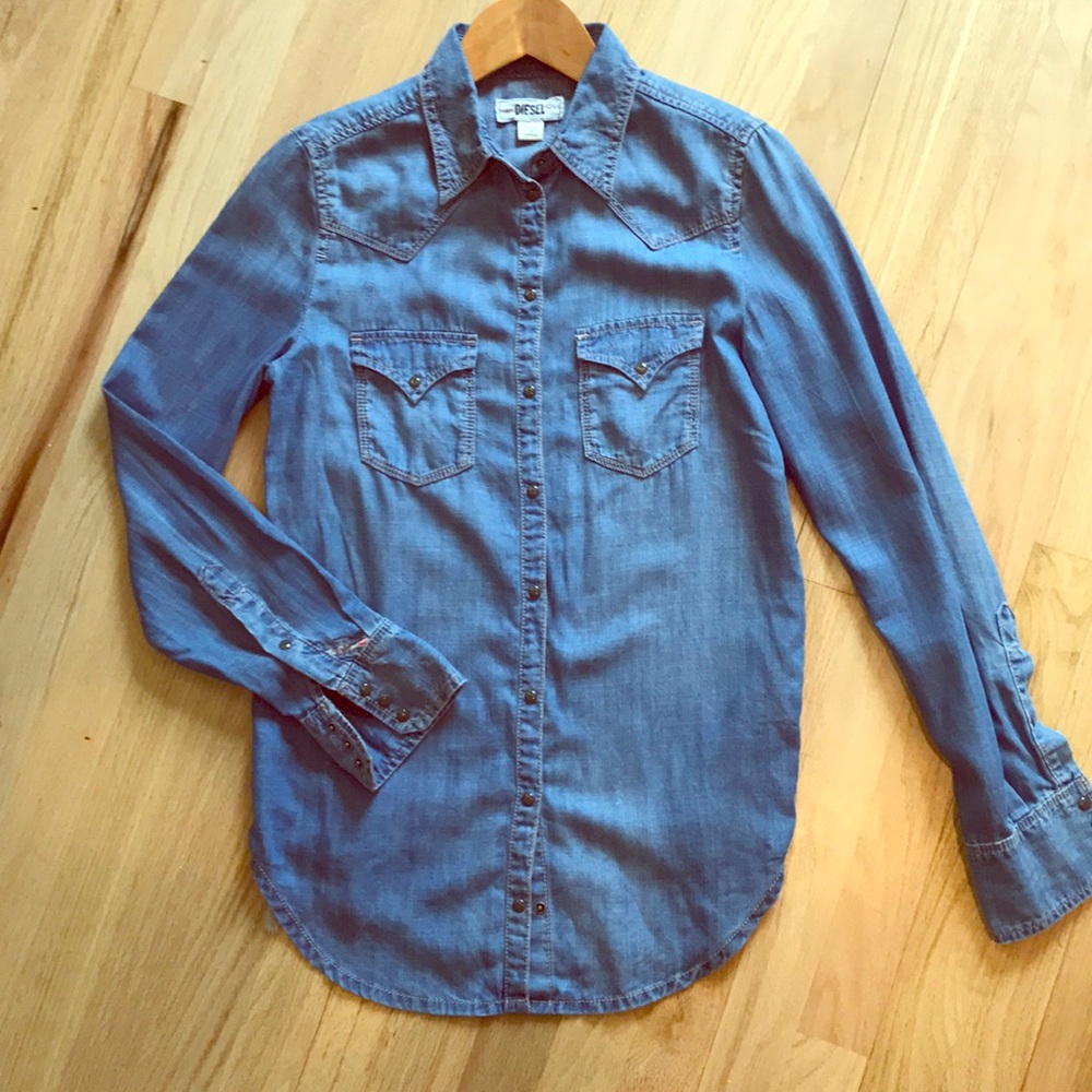 DIESEL women's chambray shirt